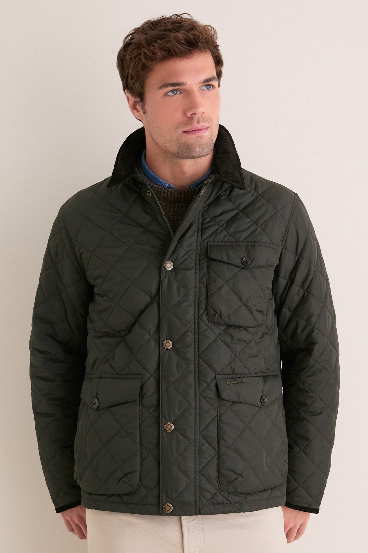 Sage Hornby Quilted Jacket
