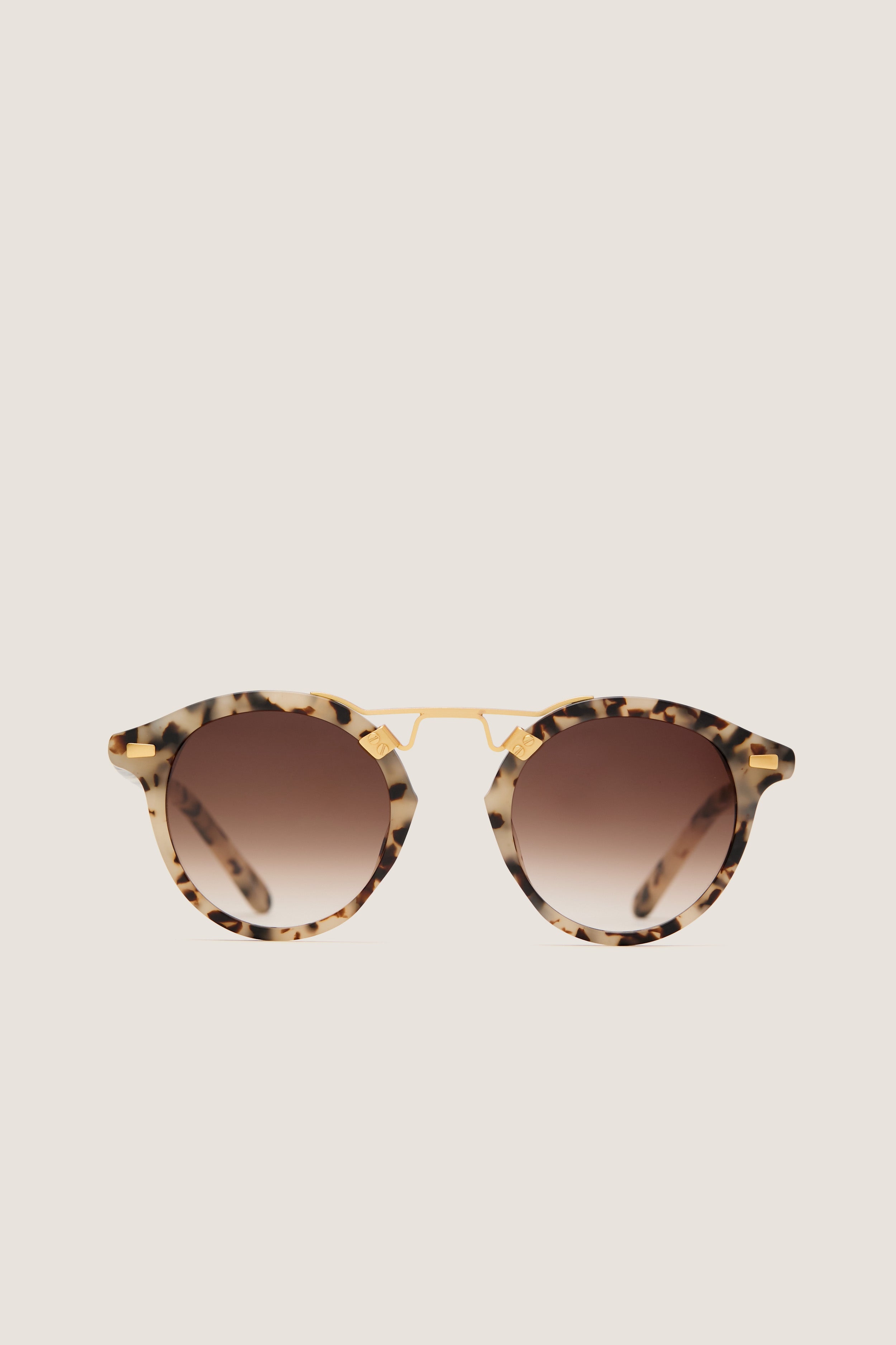 Matte Oyster 24K St Louis Sunglasses | KREWE du optic