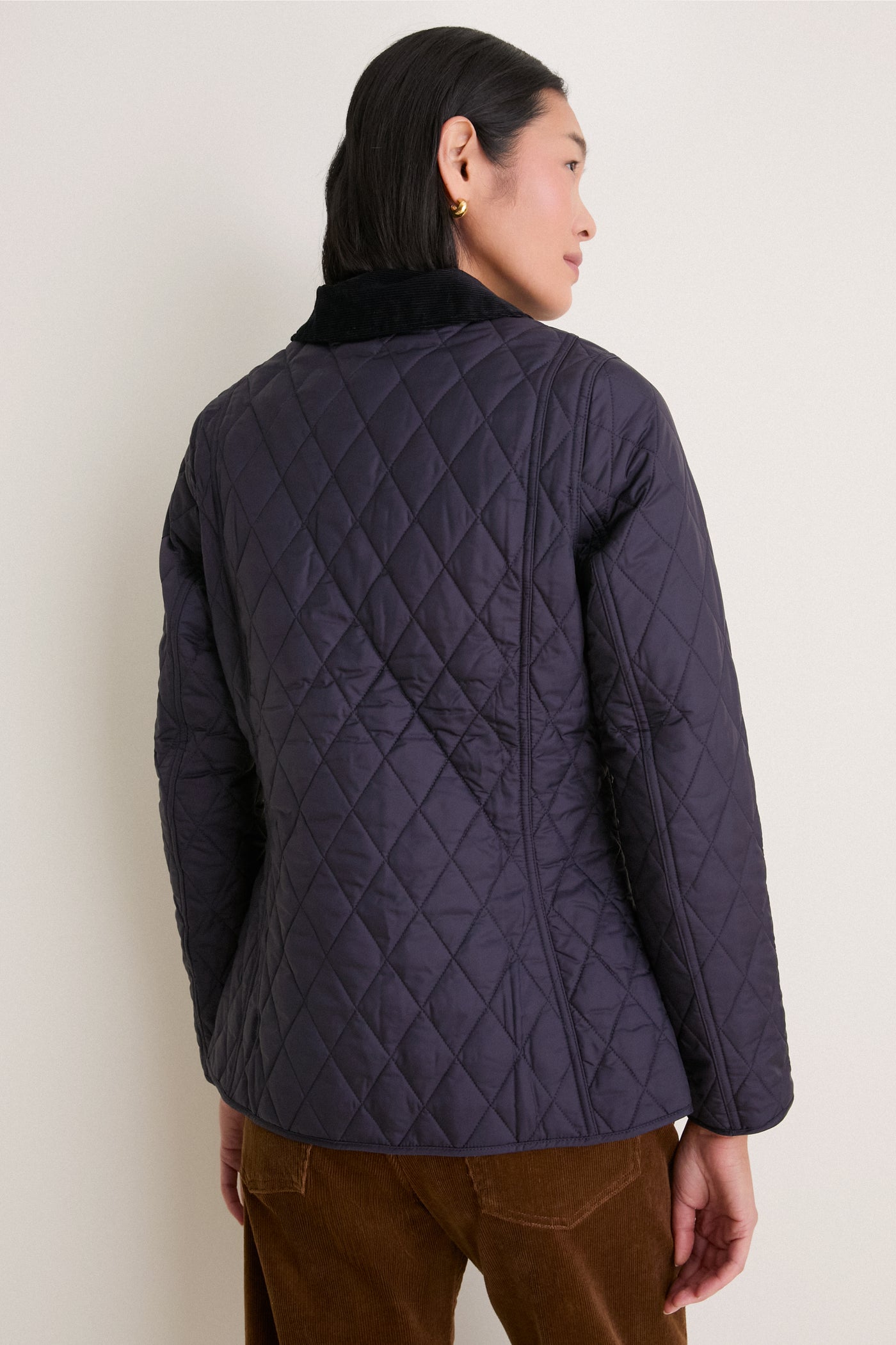 Navy Annandale Quilted Jacket