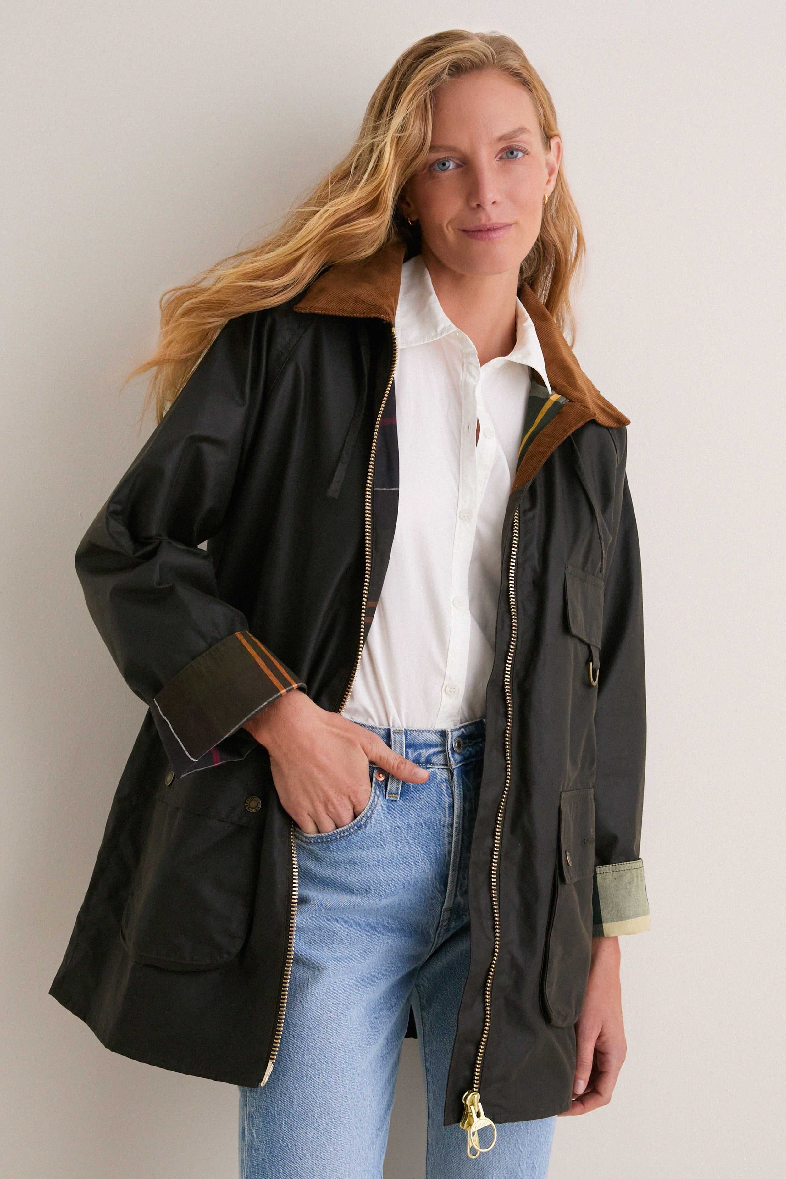 Olive Highclere Wax Jacket