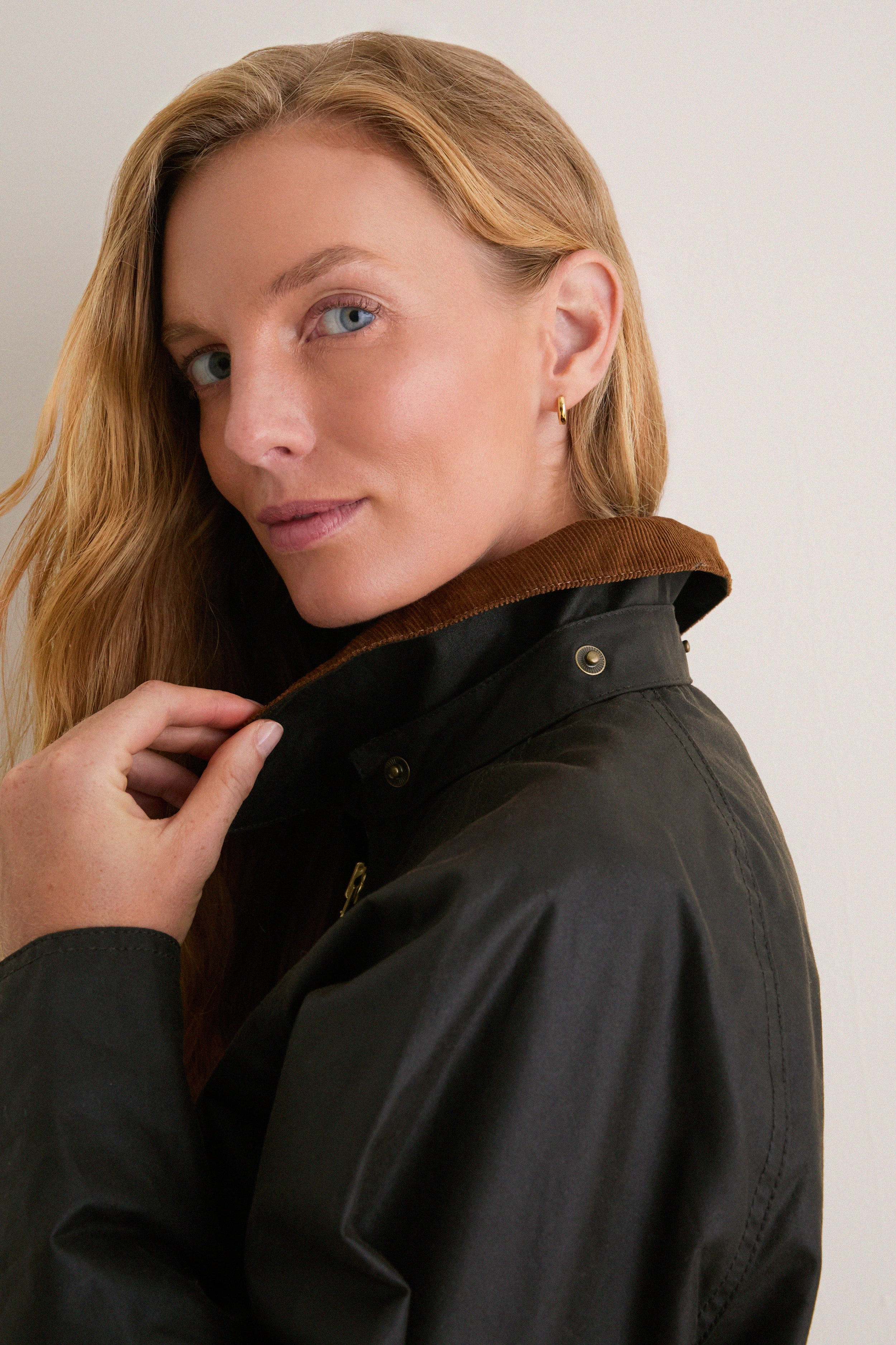 Olive Highclere Wax Jacket