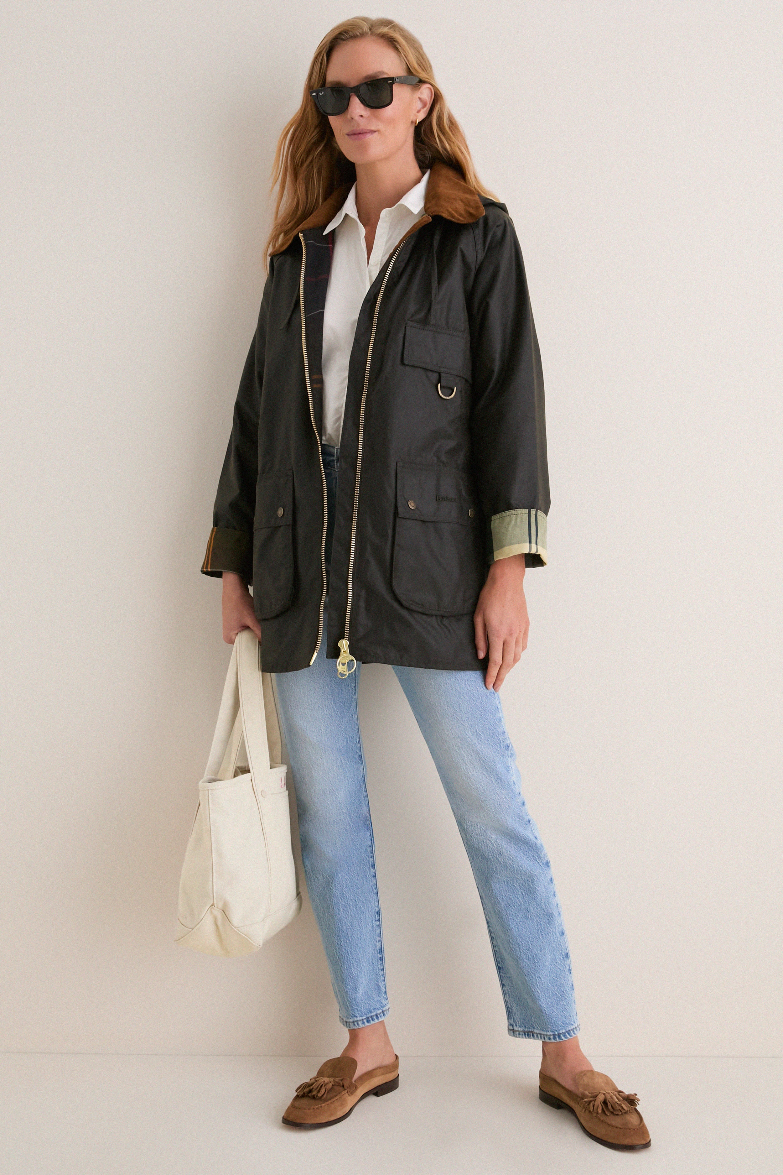 Olive Highclere Wax Jacket