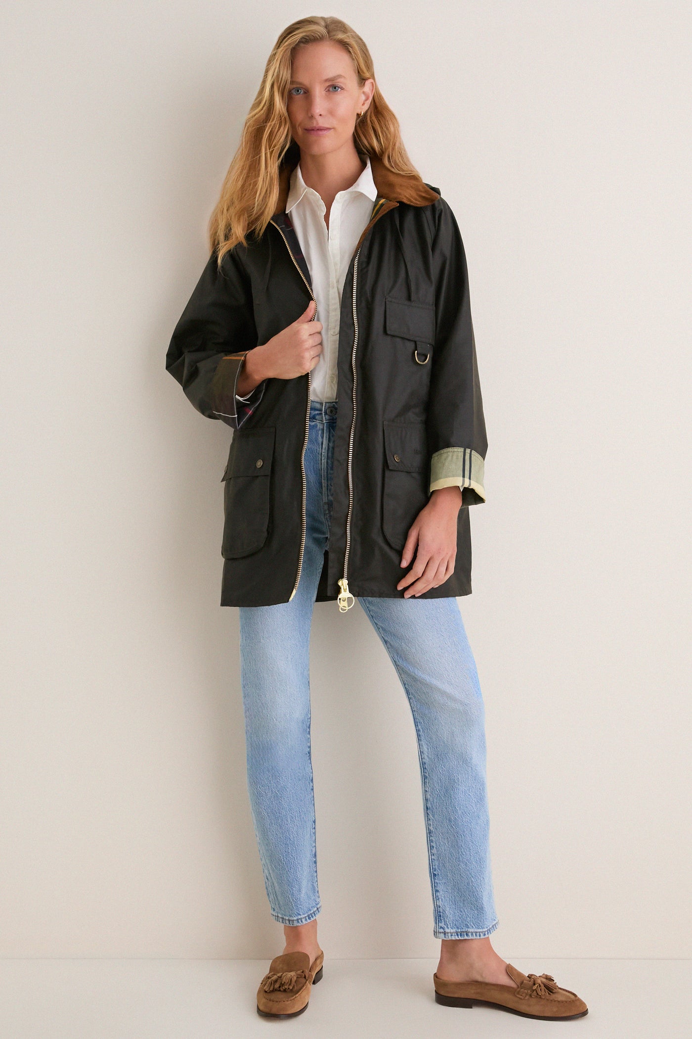 Olive Highclere Wax Jacket