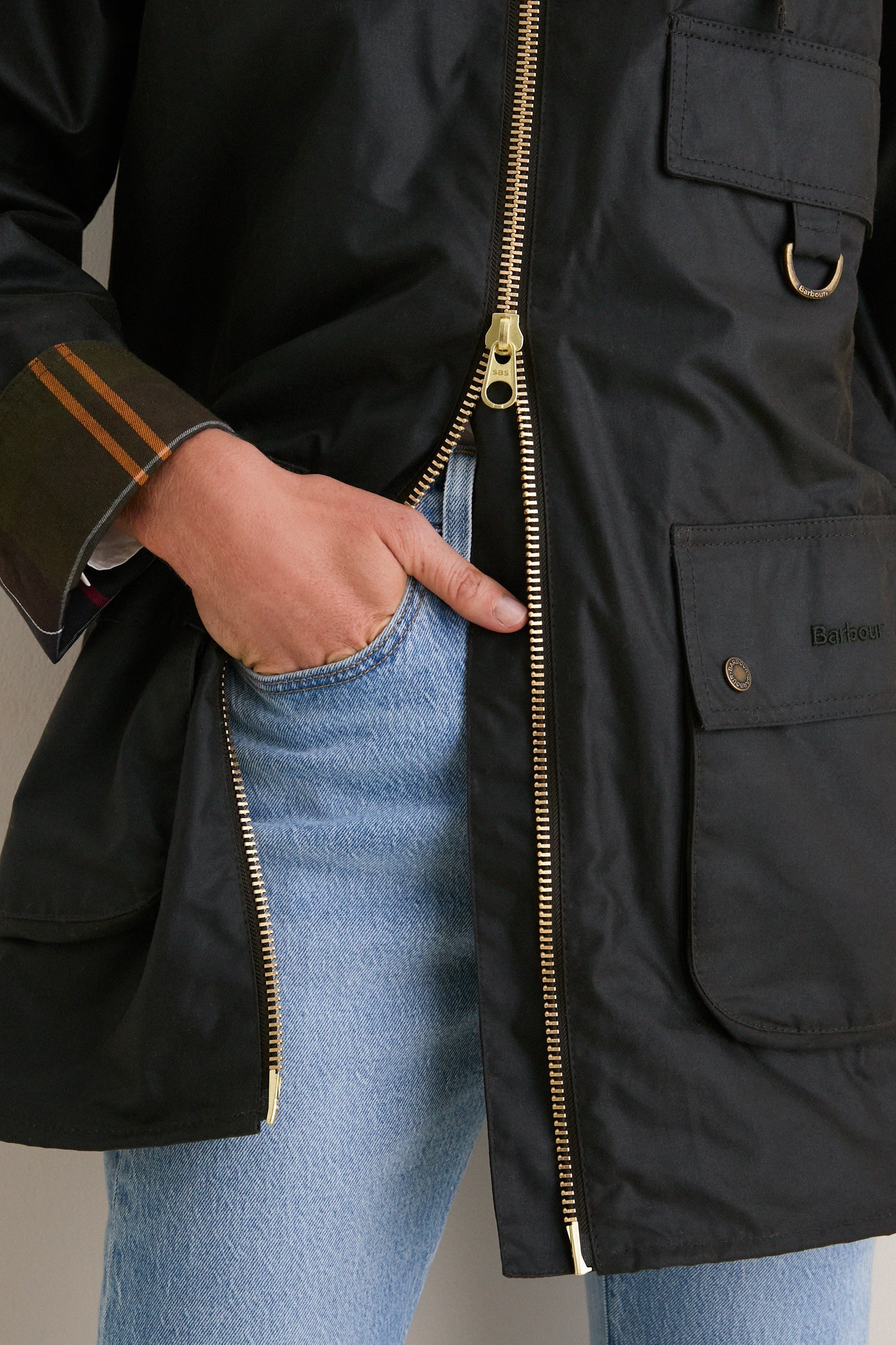 Olive Highclere Wax Jacket