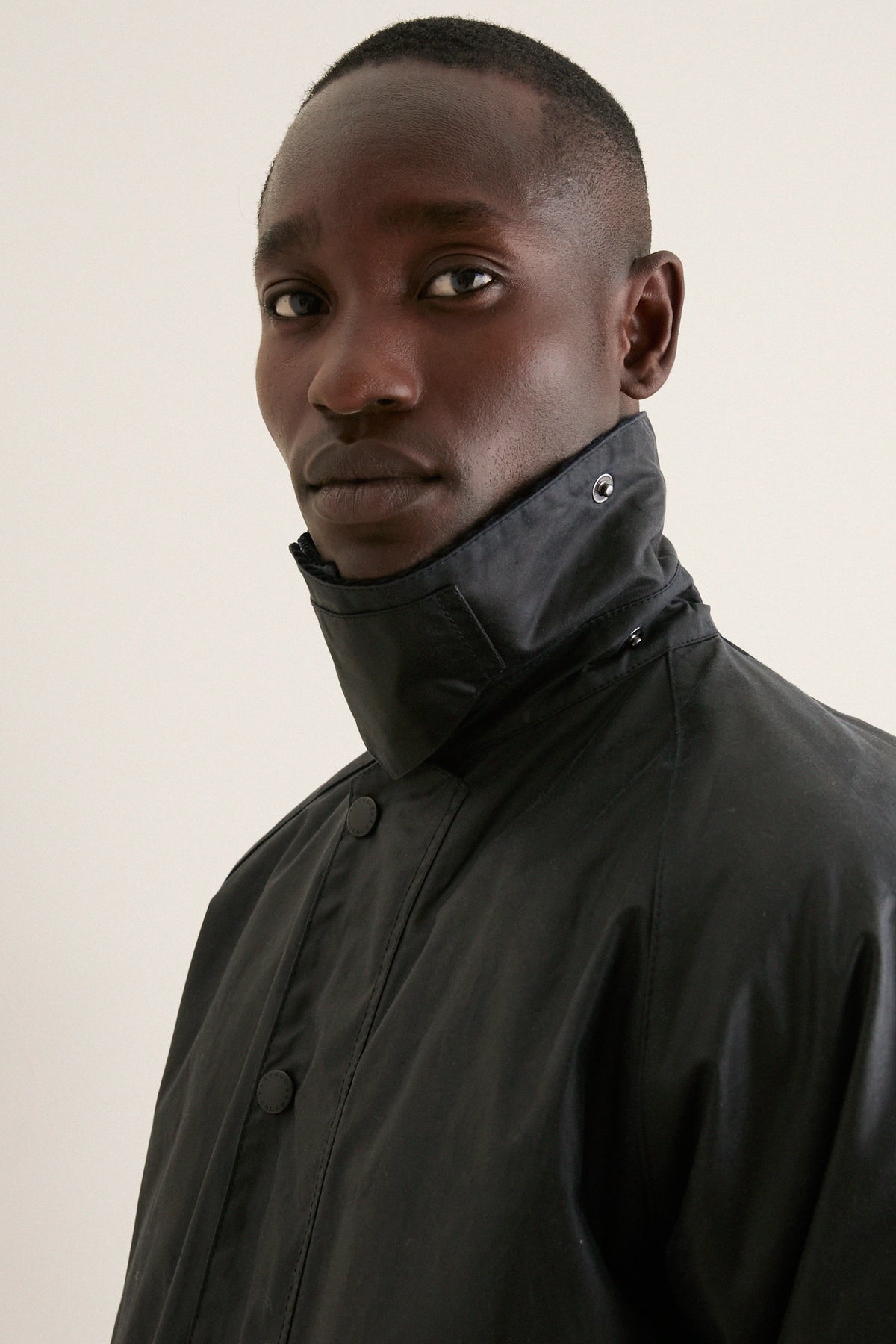Men's Navy Beaufort Wax Jacket