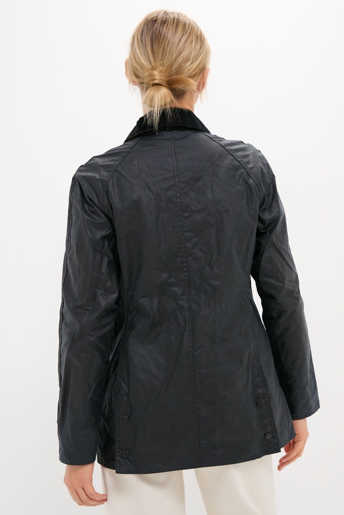 Navy Beadnell Wax Jacket | Barbour