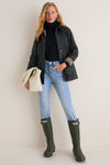 Navy Beadnell Wax Jacket