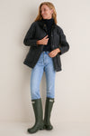 Navy Beadnell Wax Jacket