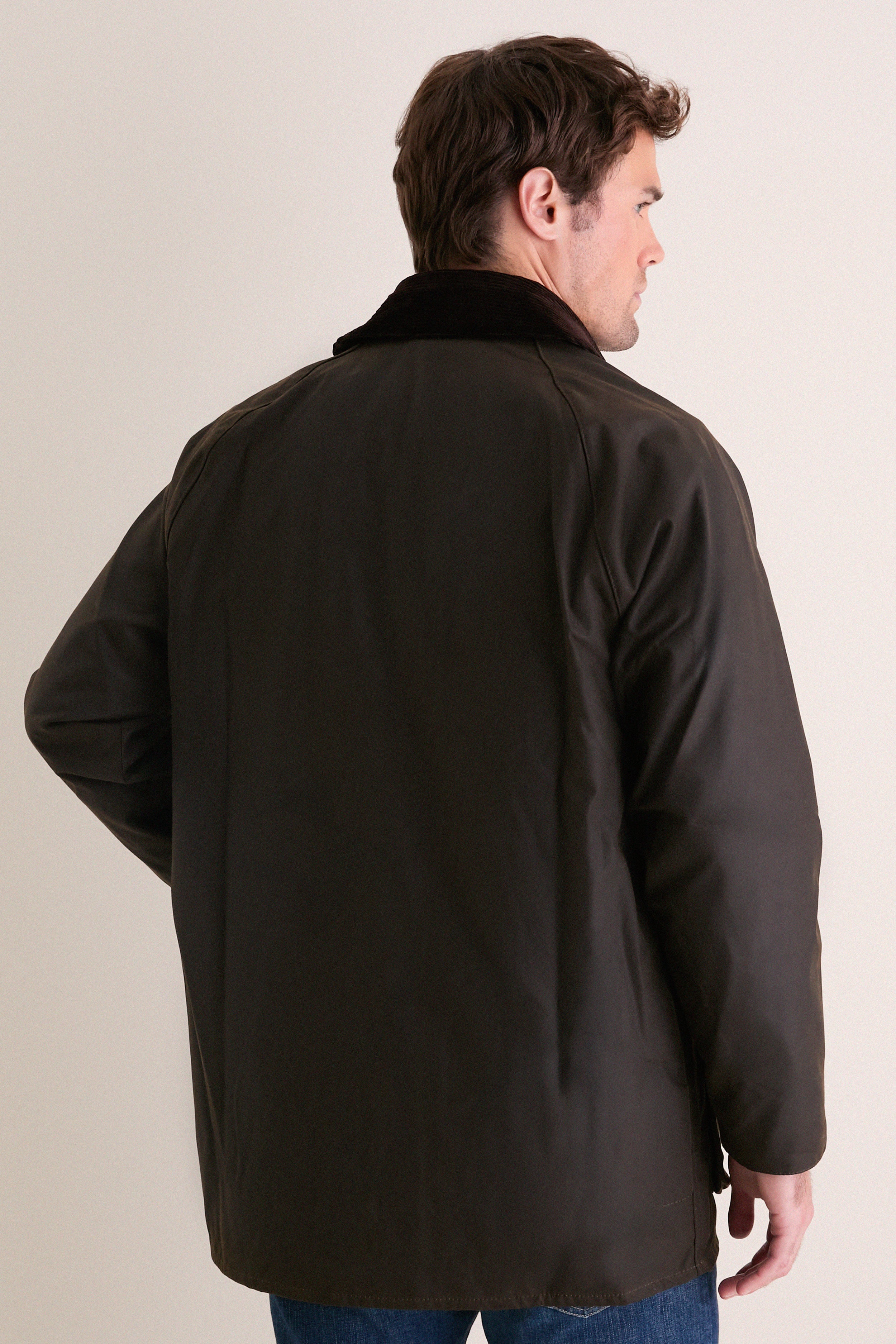 Men's Olive Beaufort Wax Jacket
