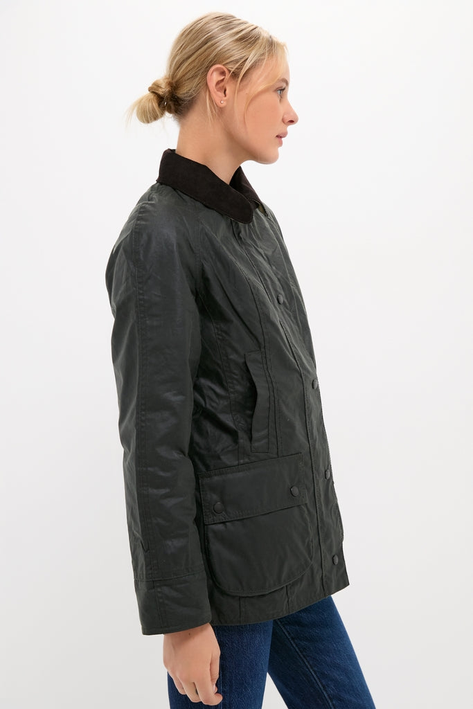 Sage Beadnell Wax Jacket