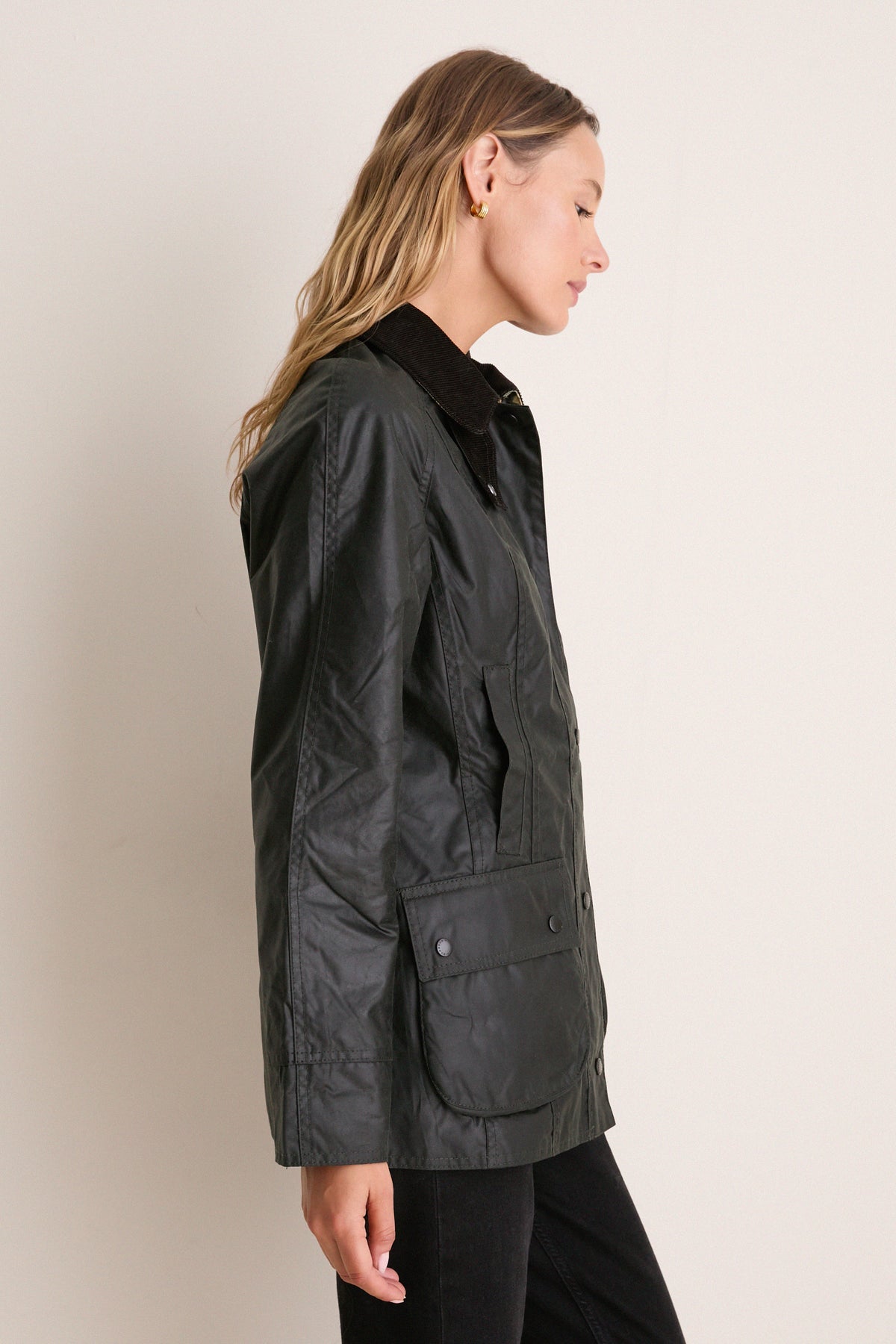 Sage Beadnell Wax Jacket