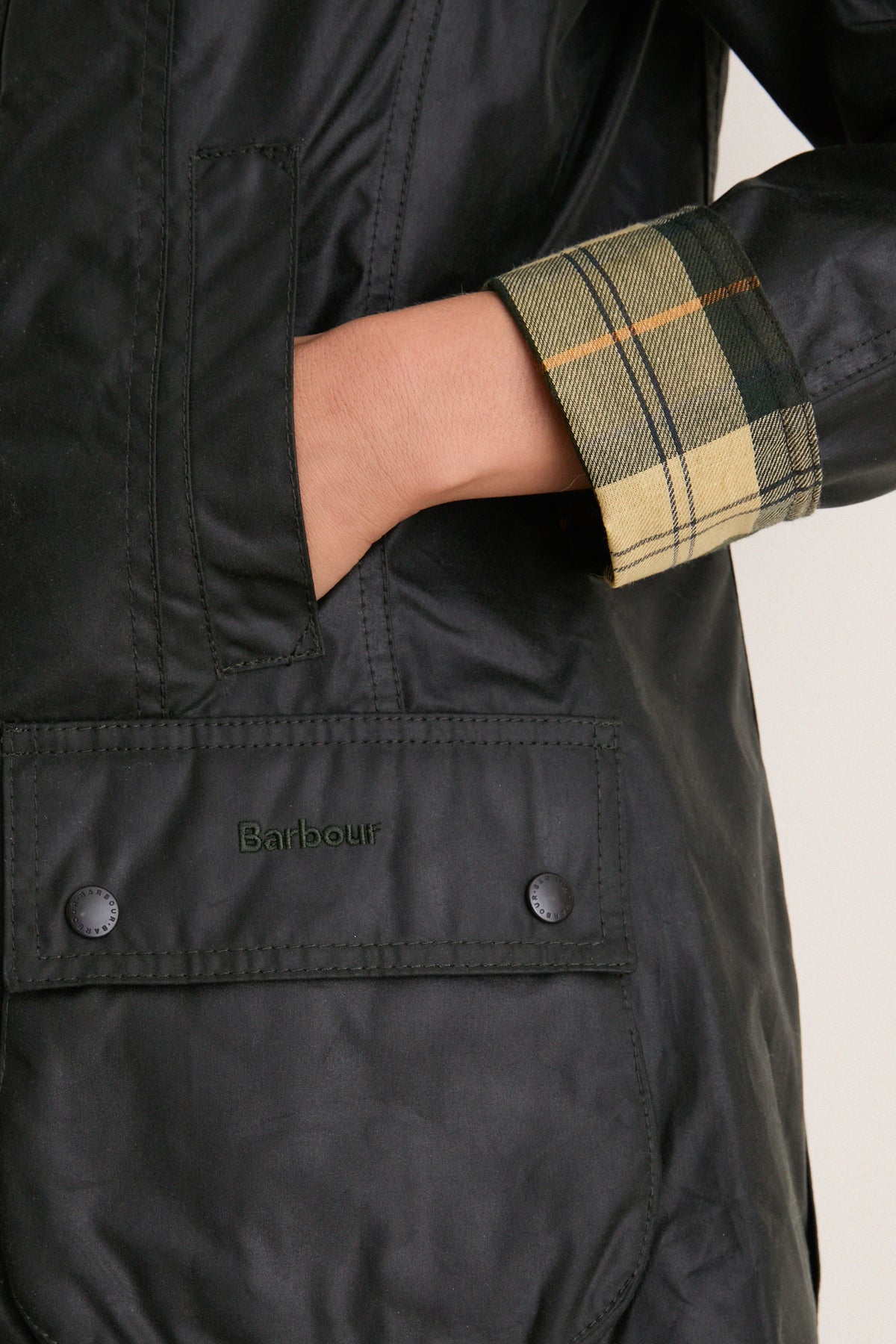 Sage Beadnell Wax Jacket