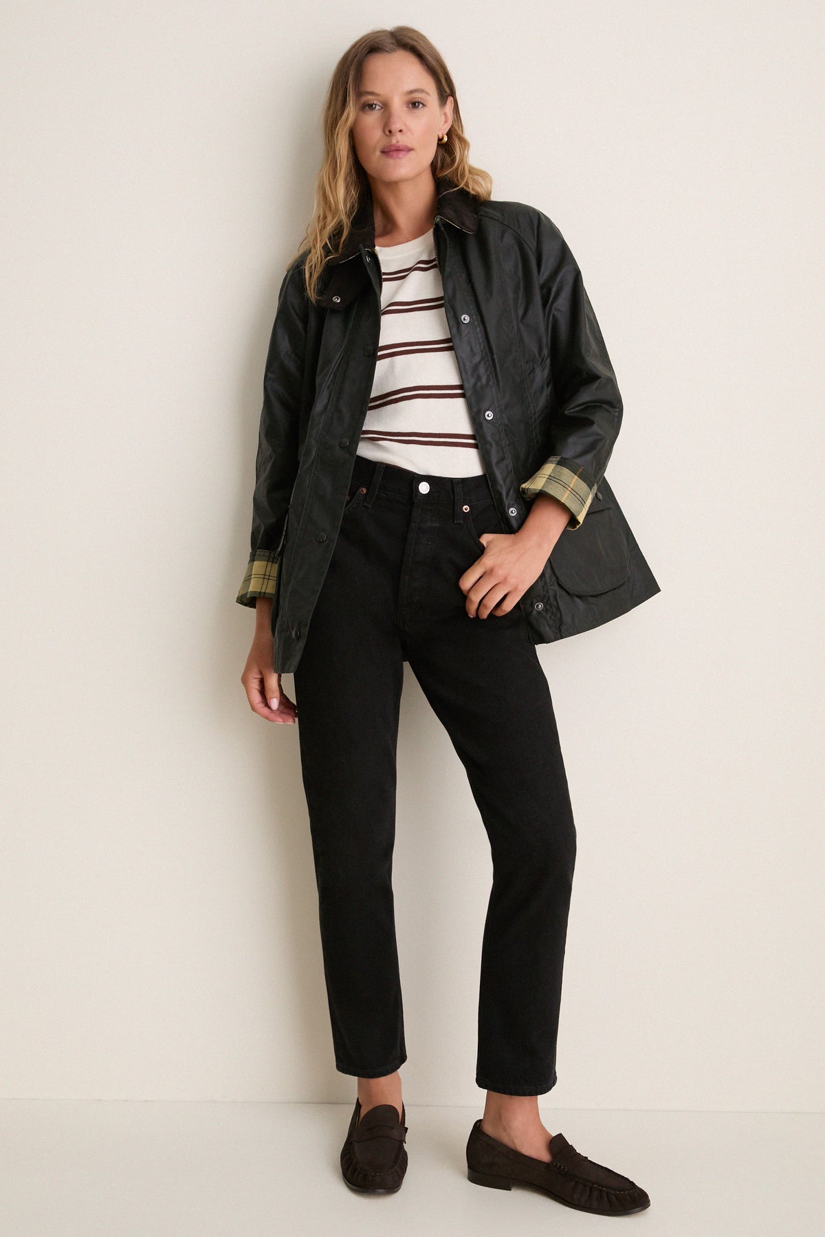 Sage Beadnell Wax Jacket