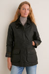 Classic Olive Beadnell Wax Jacket