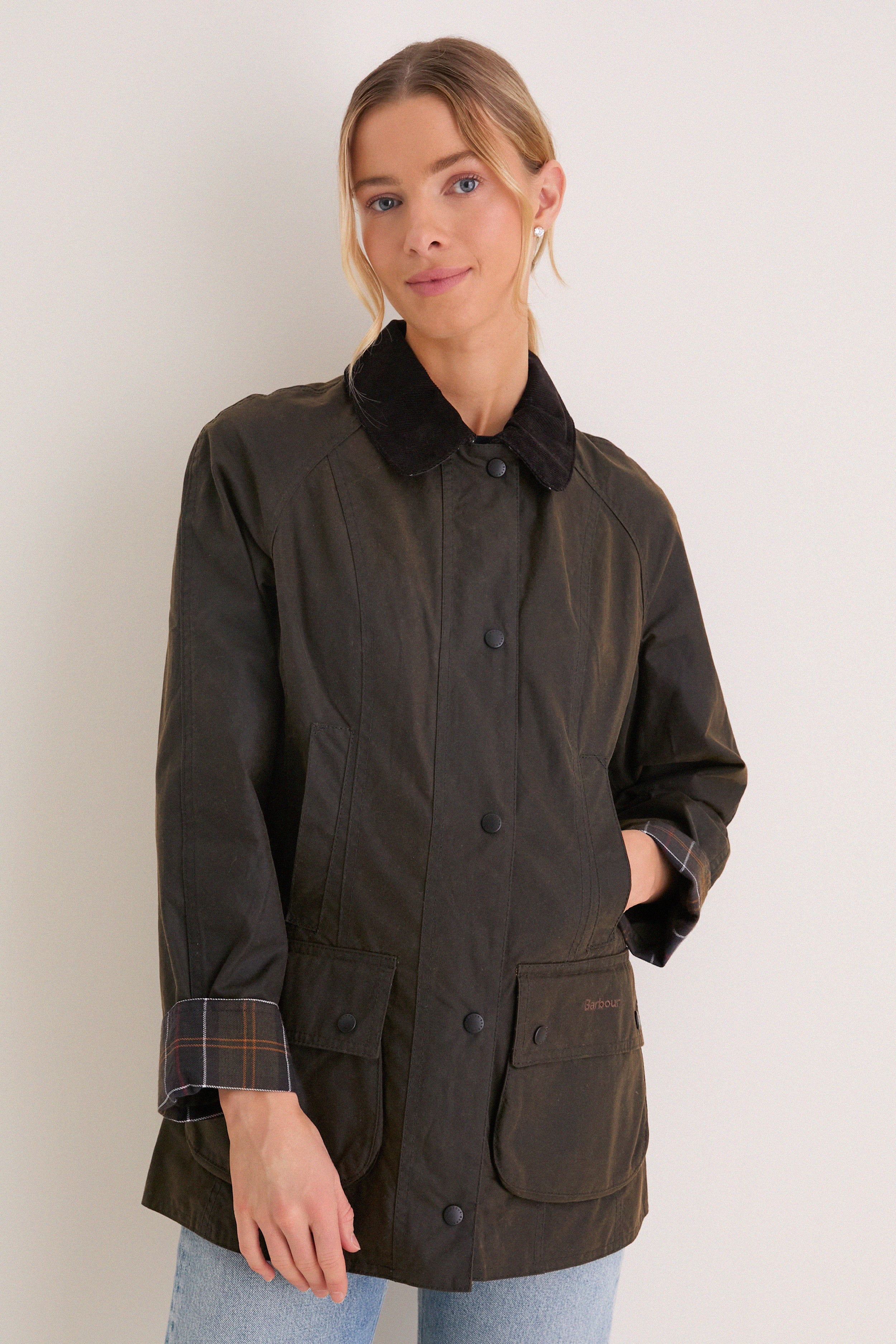 Classic Olive Beadnell Wax Jacket | Barbour