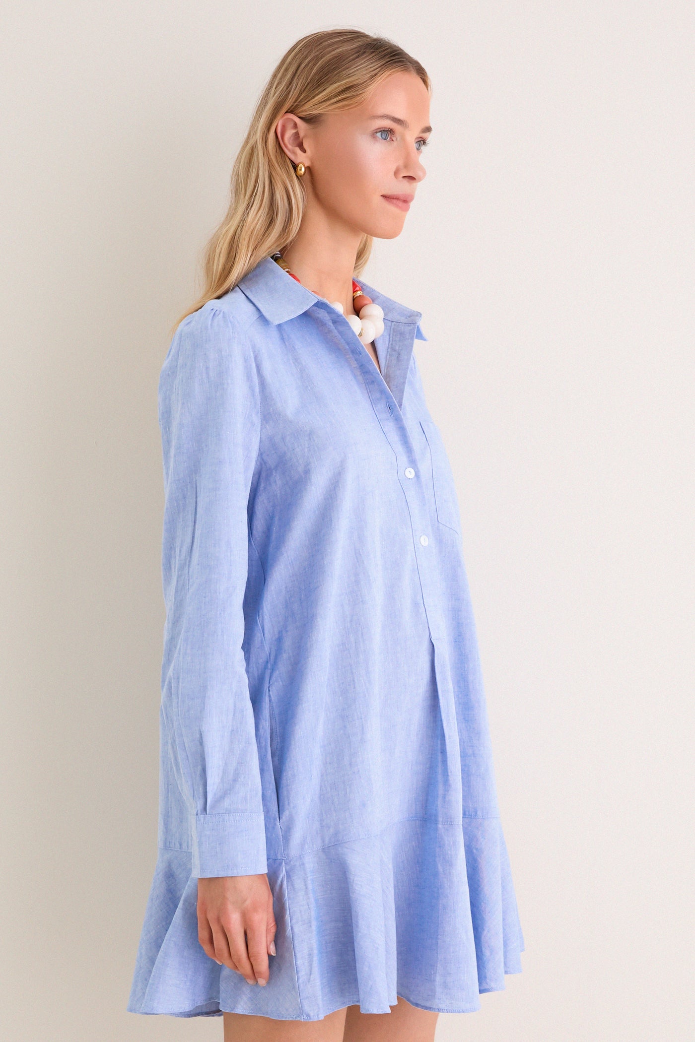 Tuckernuck Chambray Callahan Shirt Dress Chambray / L Tuckernuck Chambray Callahan Shirt Dress Chambray / L