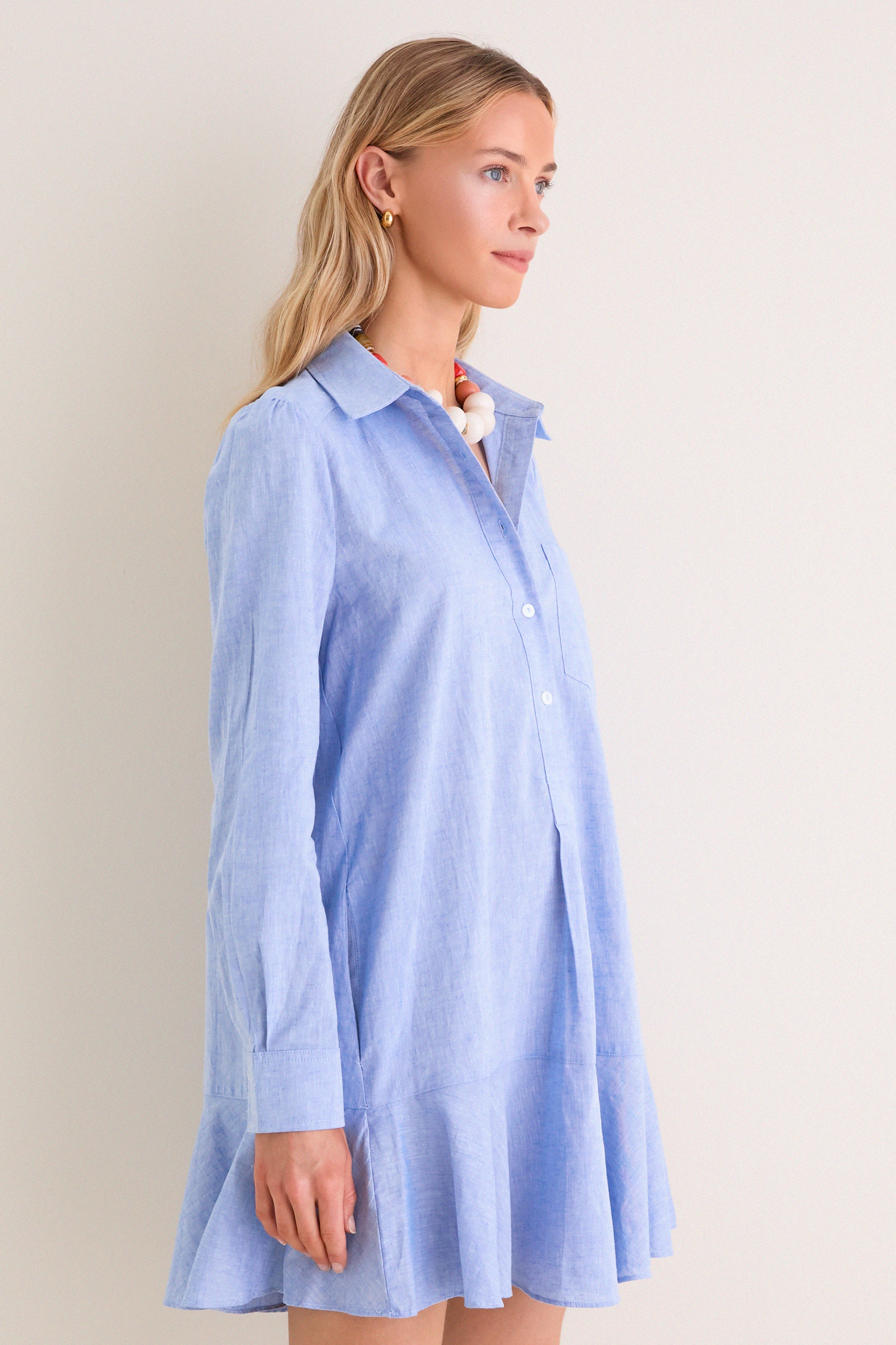 Chambray Callahan Shirt Dress