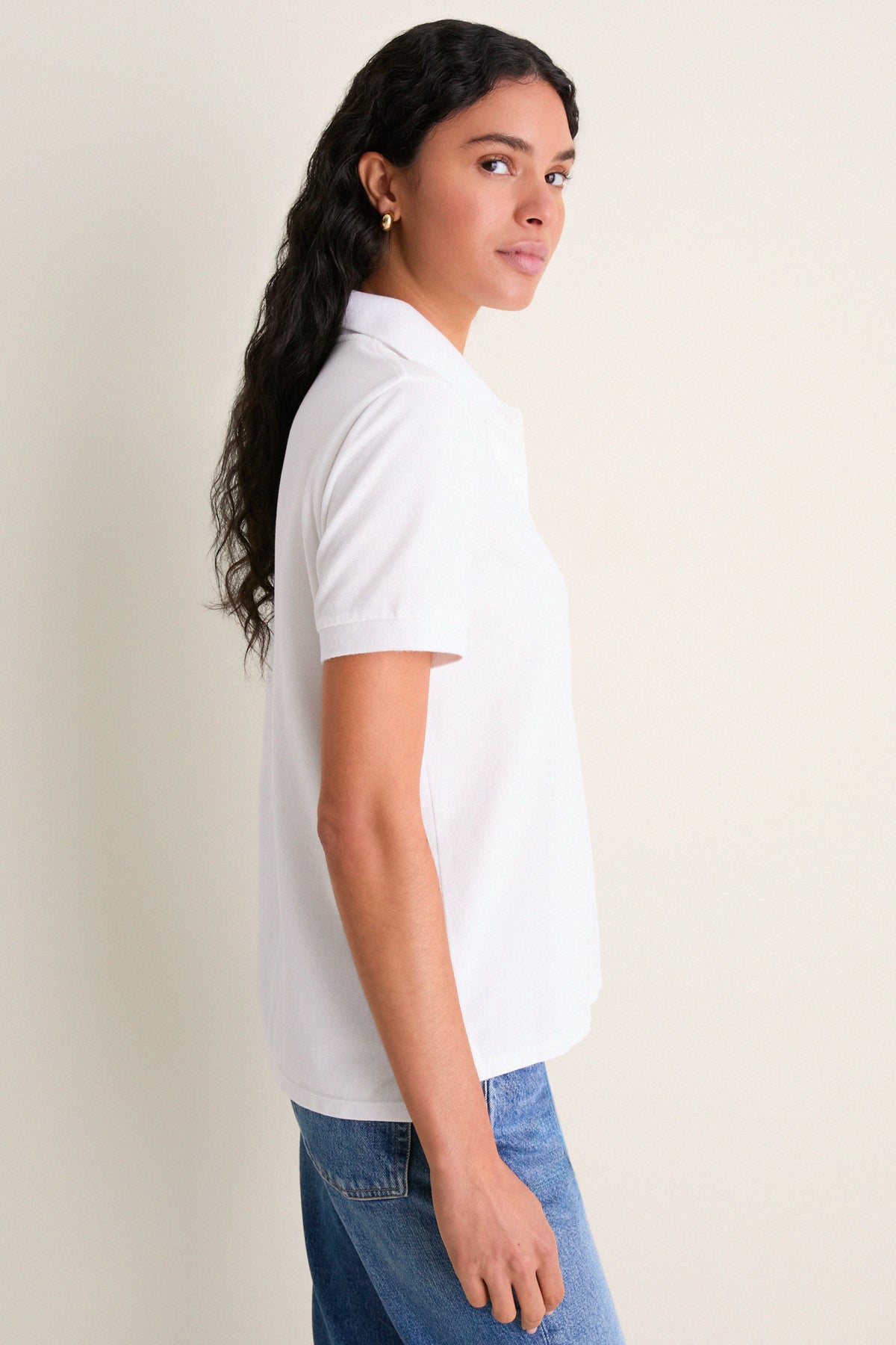 White Pique Murray Classic Polo