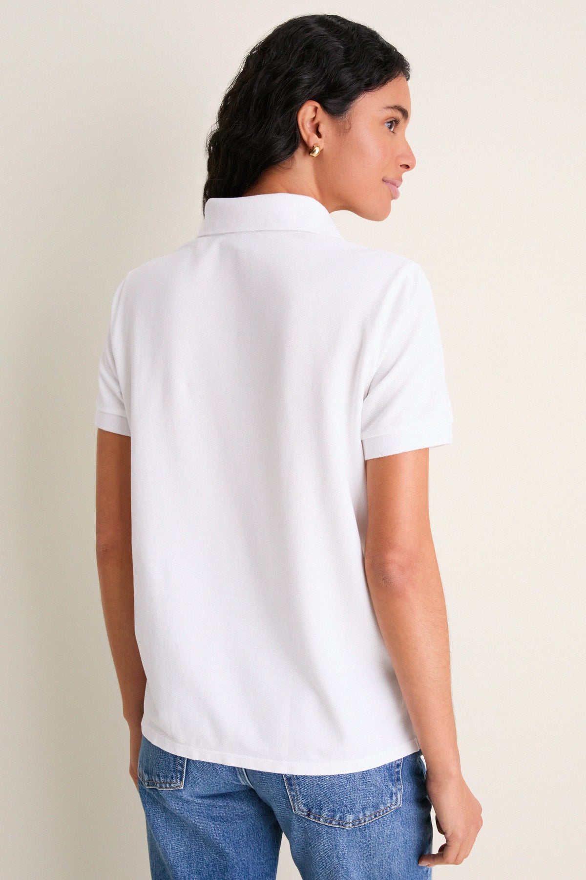 White Pique Murray Classic Polo