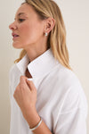 White Pique Holmes Boyfriend Polo