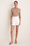 White Ruth Shorts