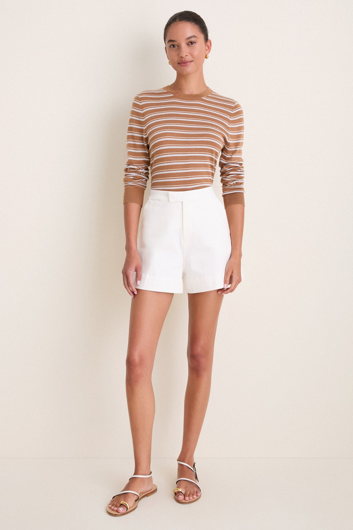 White Ruth Shorts