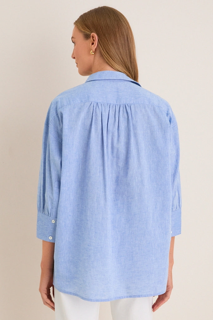 Chambray Adair Boyfriend Shirt