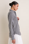 Black Large Check Long Sleeve Icon Shirt
