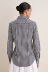 Black Large Check Long Sleeve Icon Shirt