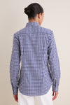 Navy Large Check Long Sleeve Icon Shirt