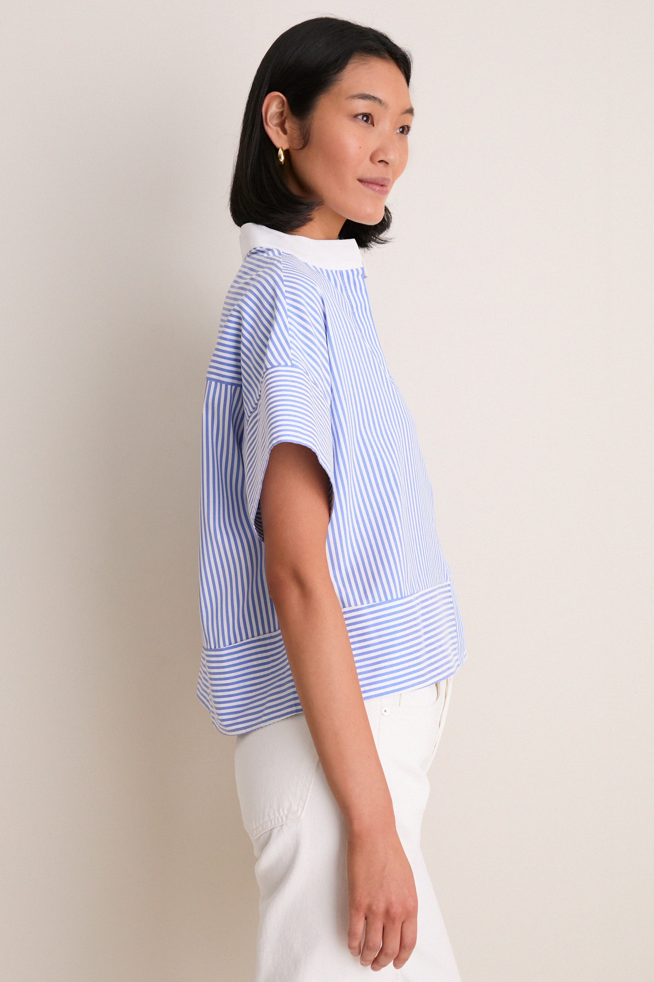 Blue Stripe Sofia Shirt