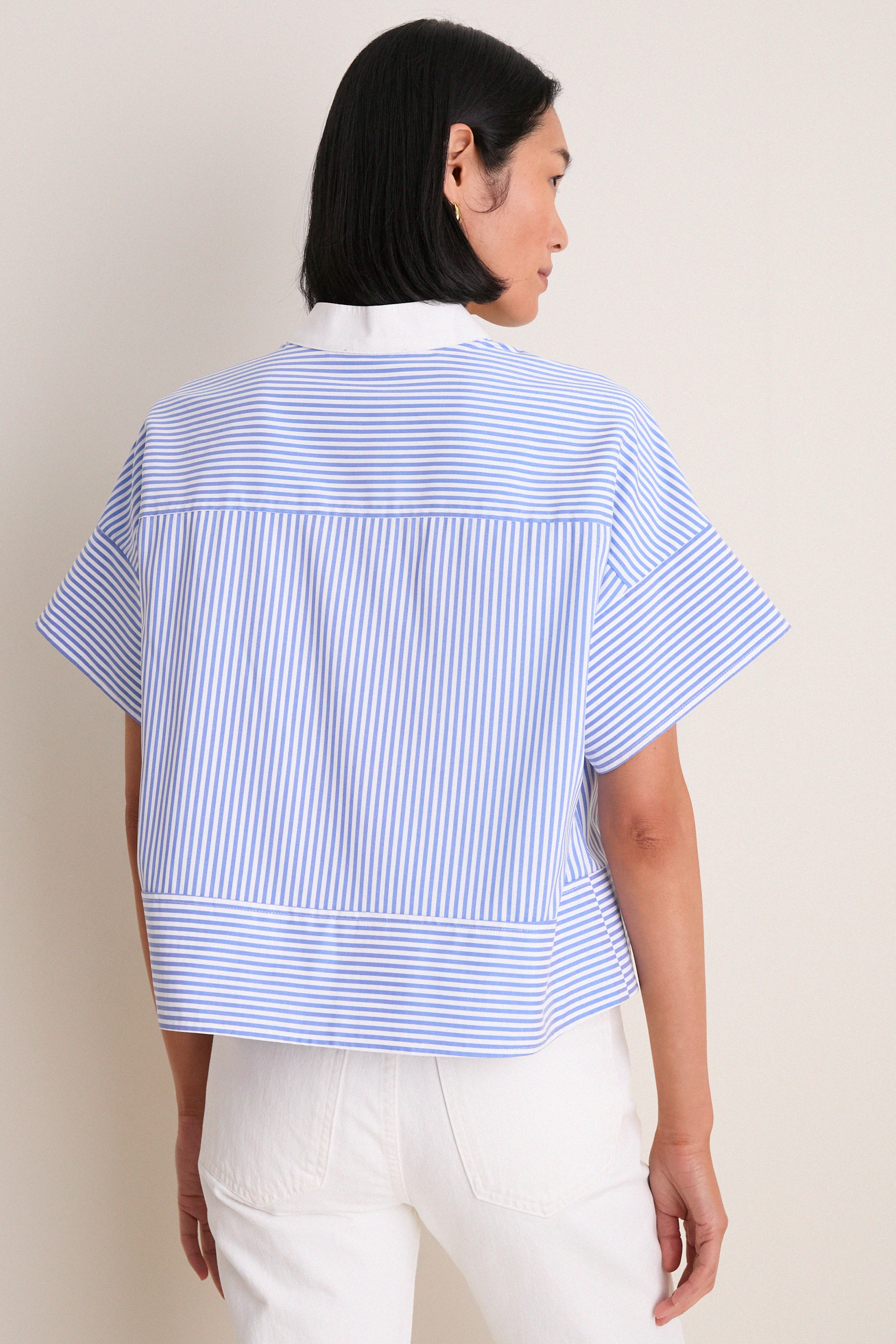 Blue Stripe Sofia Shirt