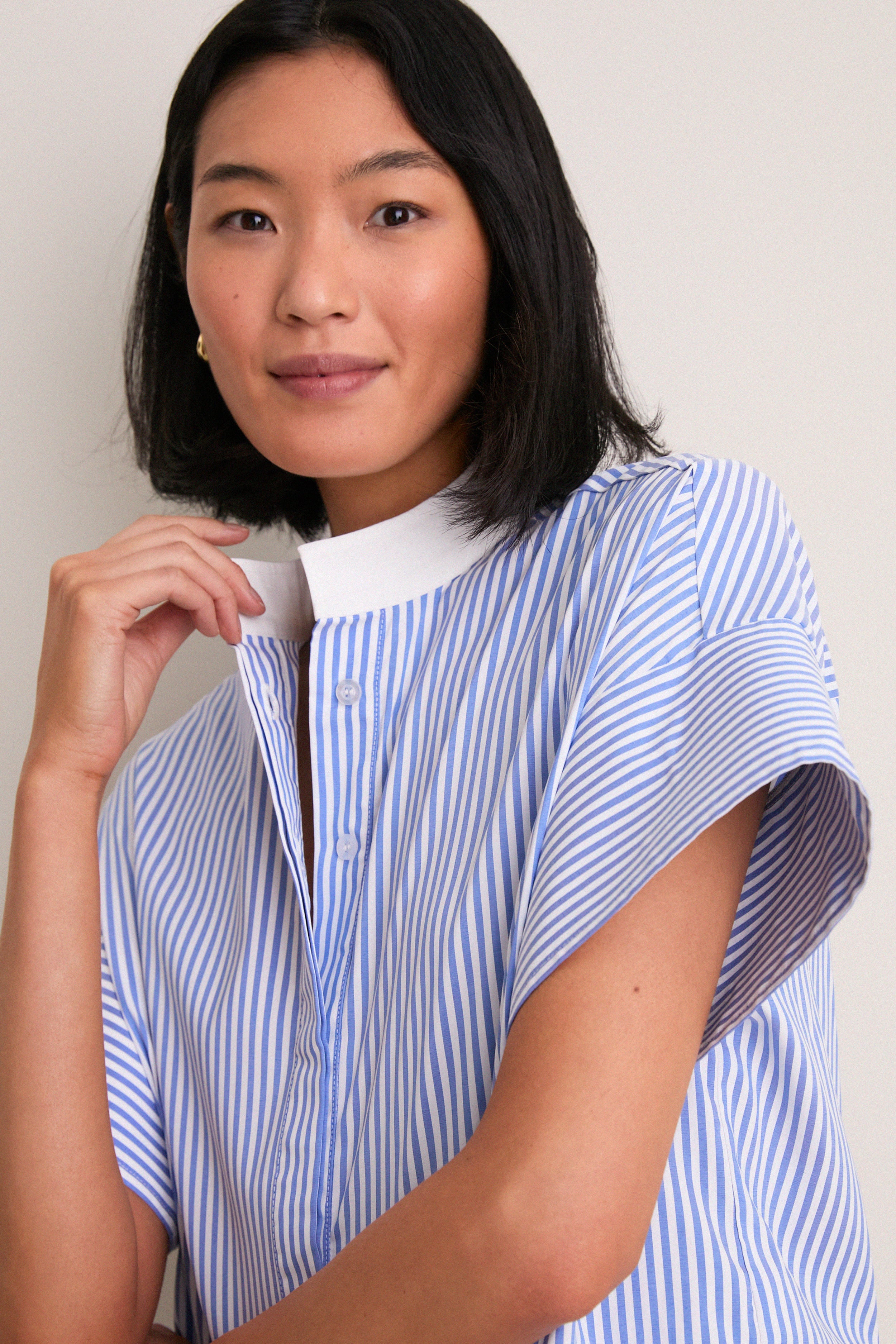 Blue Stripe Sofia Shirt