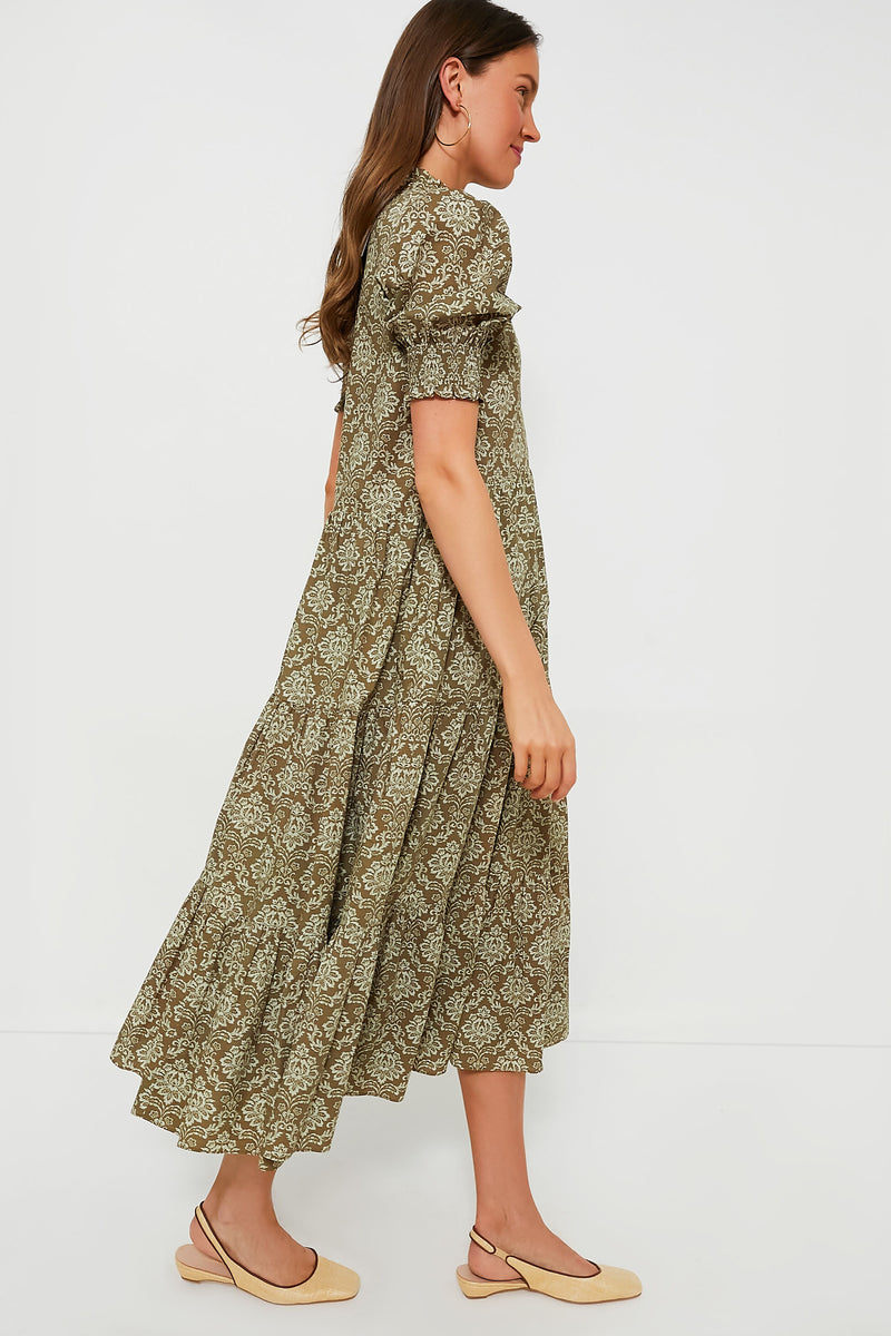 Moss Printed Bennett Maxi Dress