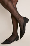 Black Control Dots Tights