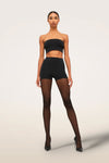 Black Control Dots Tights