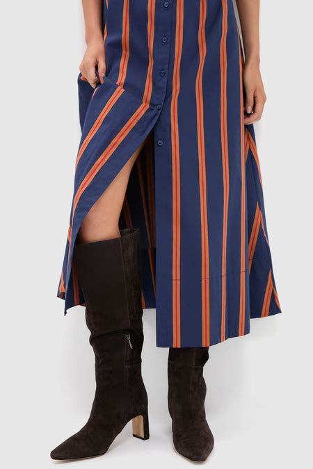 Railroad Stripe Joan Dress