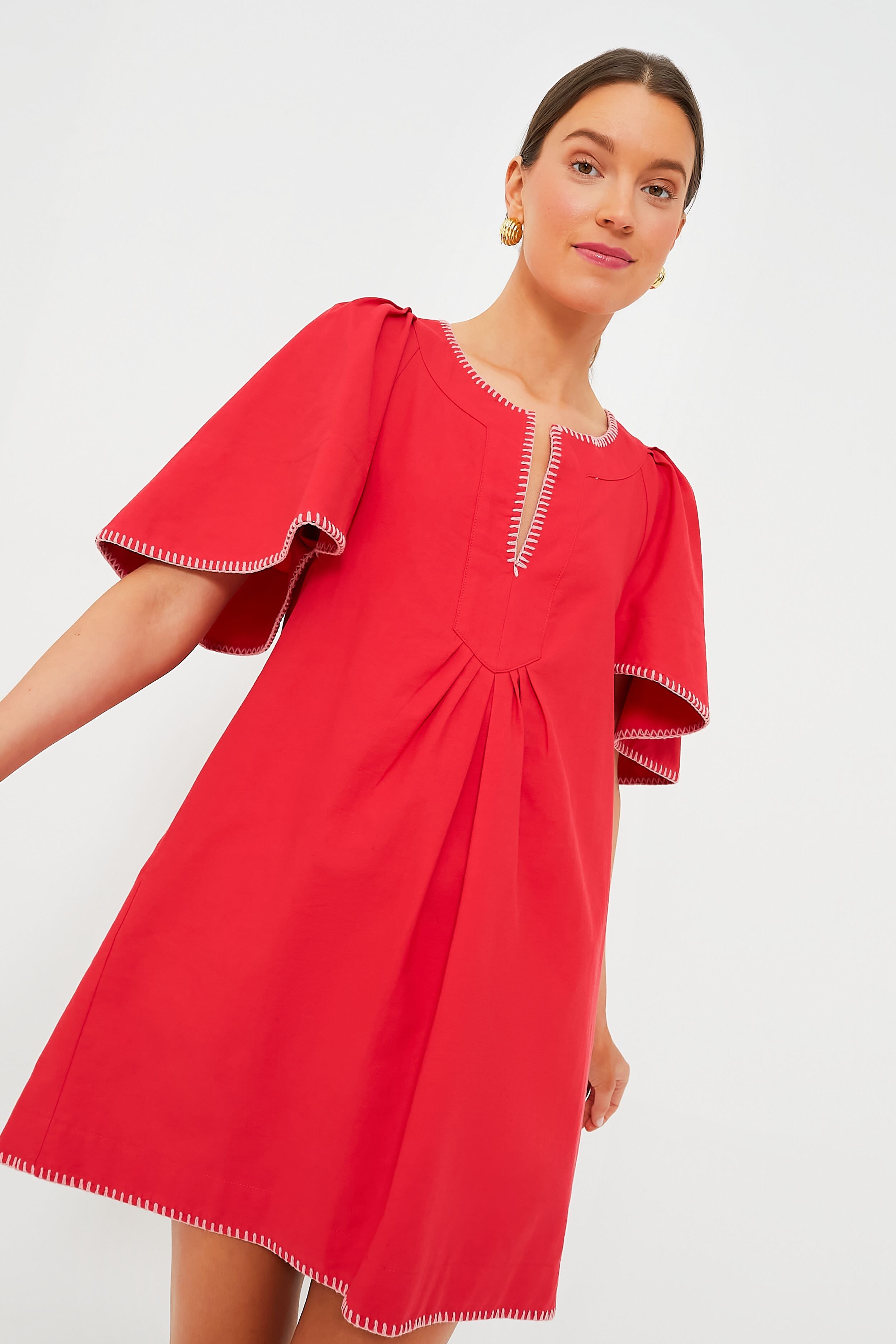 Poppy Stitch Finley Flutter Sleeve Dress | Pomander Place