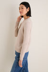 Sandstone Cashmere Bodie Boyfriend Crewneck