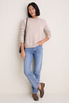 Sandstone Cashmere Bodie Boyfriend Crewneck