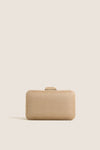 Light Gold Natasha Ball Mesh Clutch