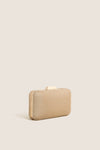 Light Gold Natasha Ball Mesh Clutch