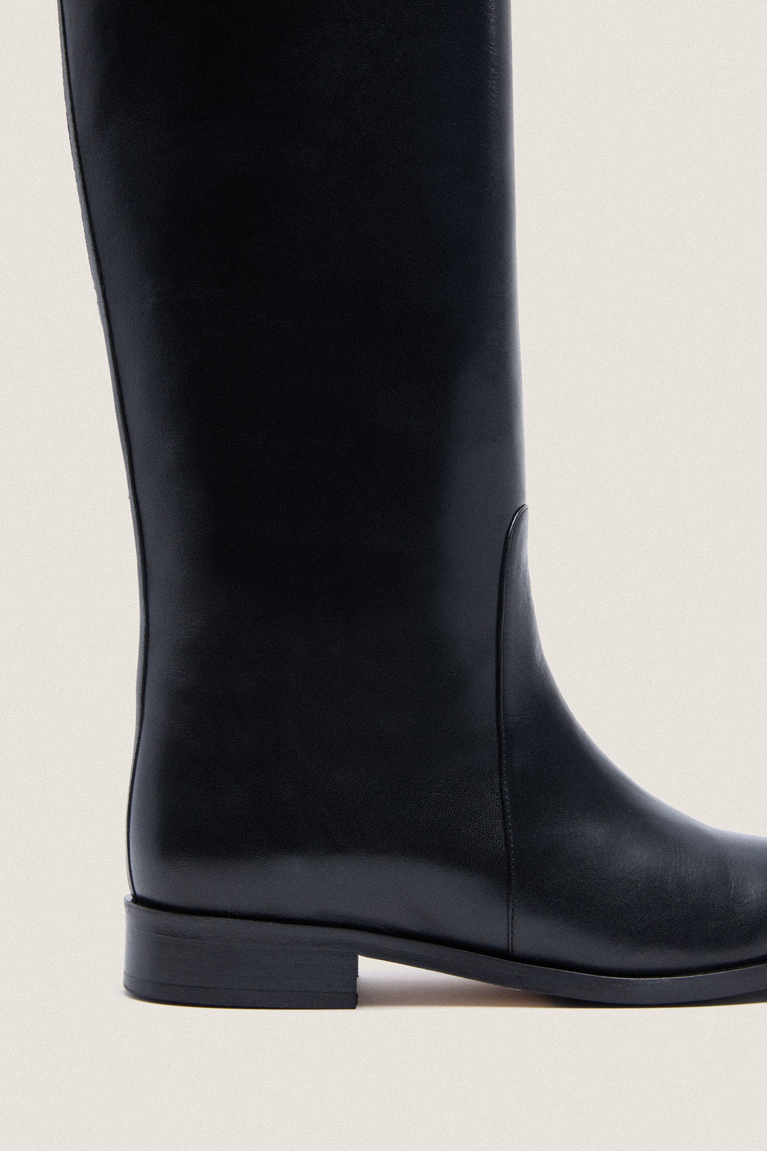 Black Harlow Riding Boot | STAUD