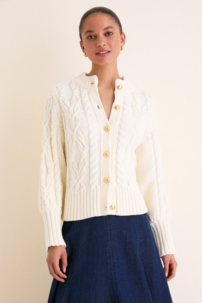 Ivory Cotton Colette Cardigan | Tuckernuck Ivory Cotton Colette Cardigan | Tuckernuck