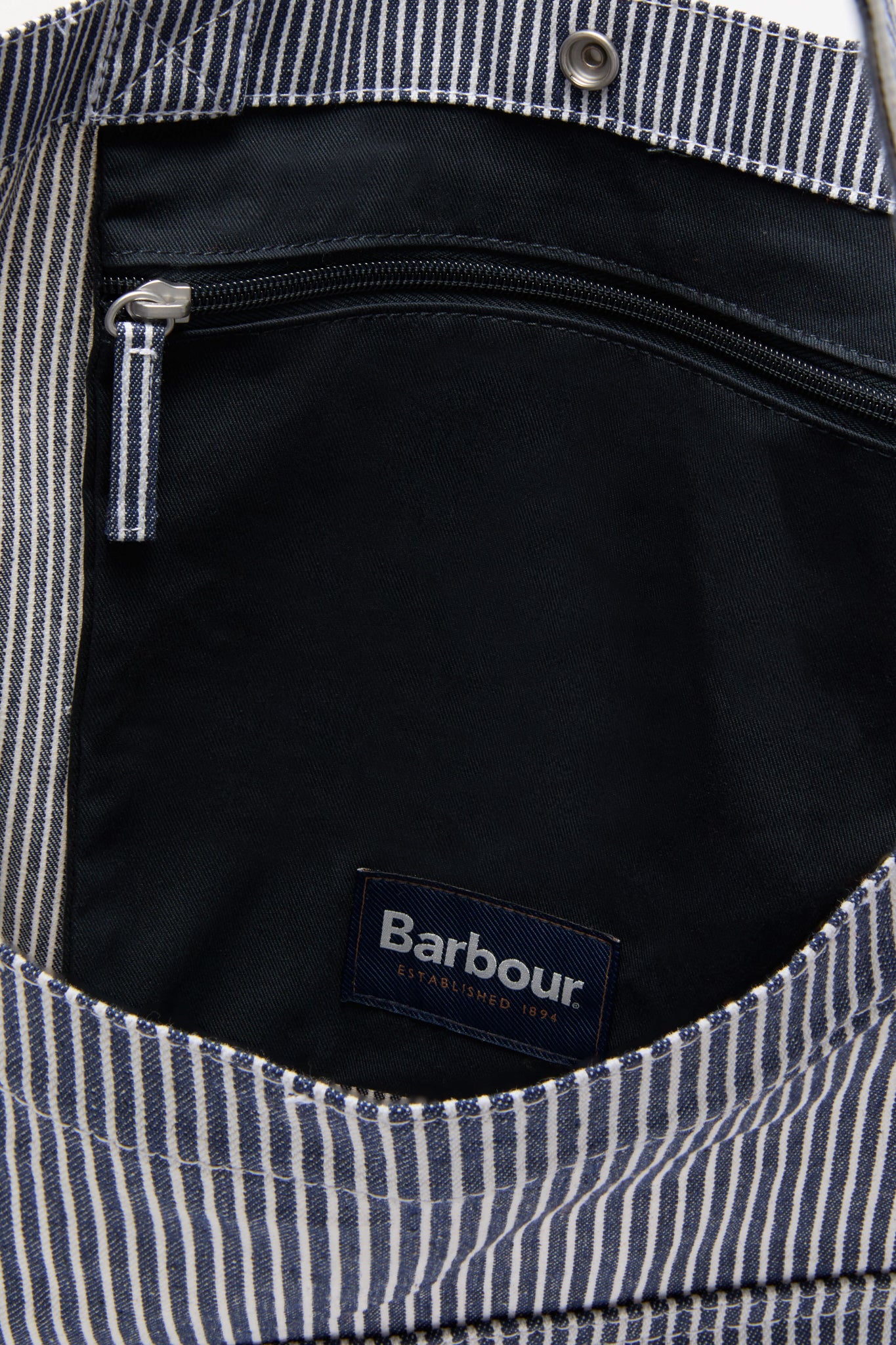 Navy and White Tynedale Tote