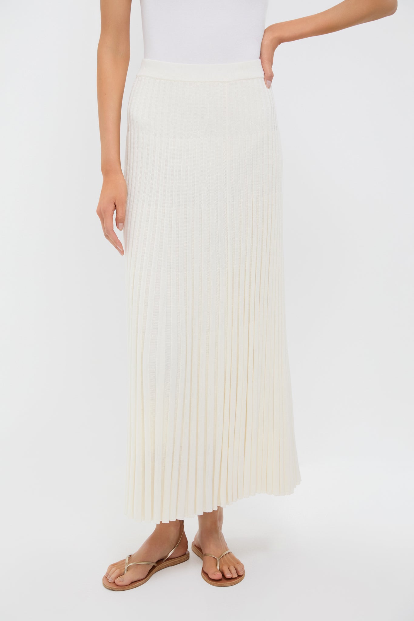 Ivory Knit Kenley Skirt | Tuckernuck
