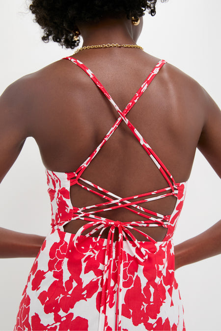 Red Floral Robbie Mini Dress