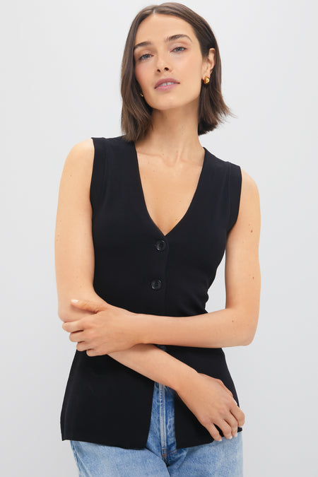 Black Marca Knit Top