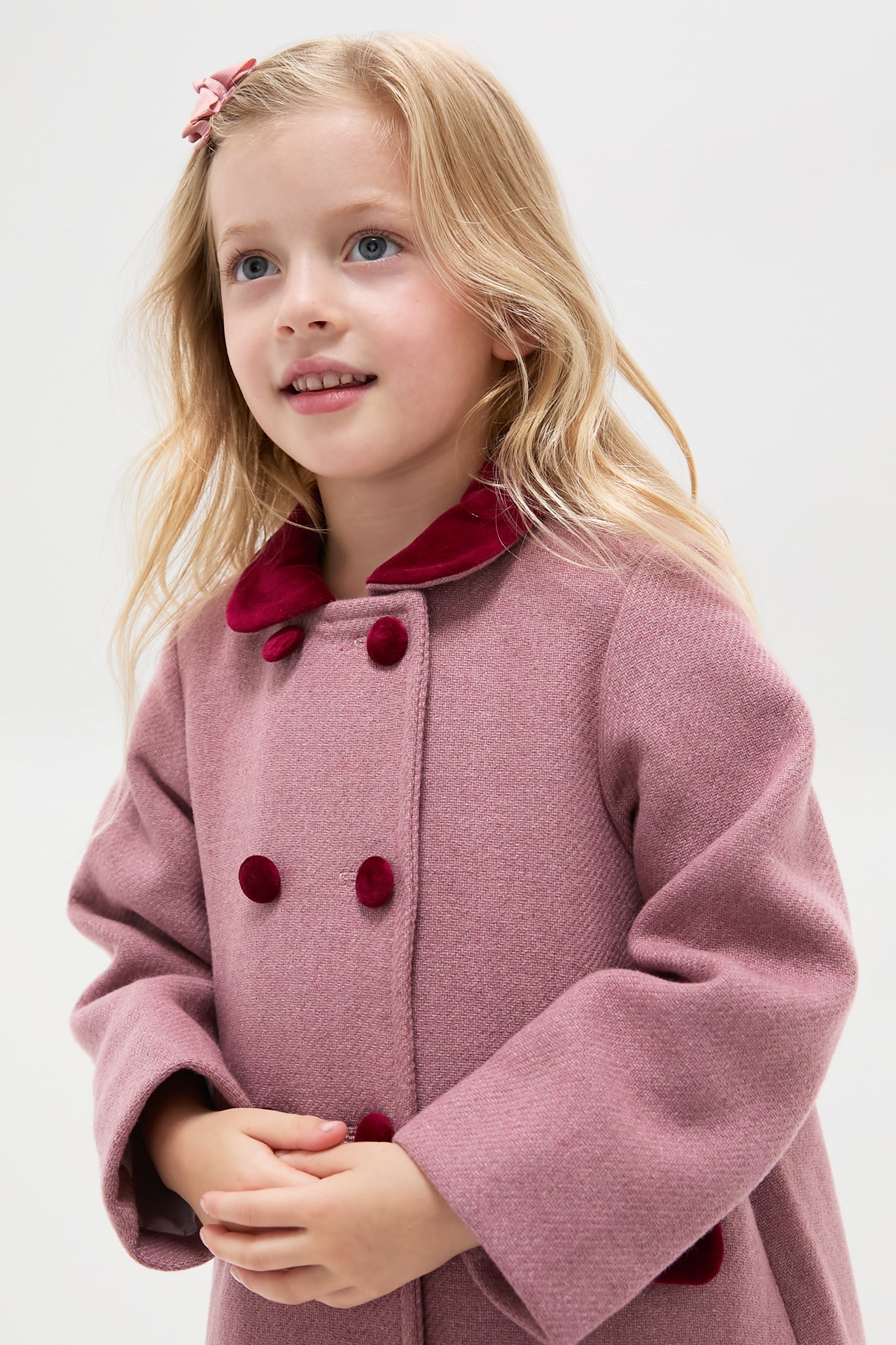 Dusty Pink Arrieta Girl Coat