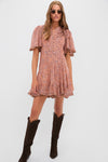Rust Celyana Dress